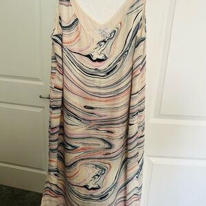 Halston Heritage Multicolor Swirl Dress 🧡💙